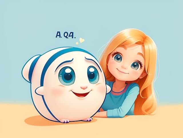 AIでイラストを描く女性