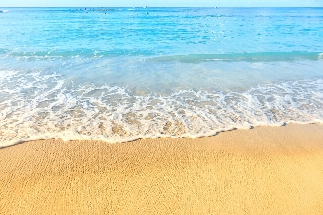 海辺でのんびり