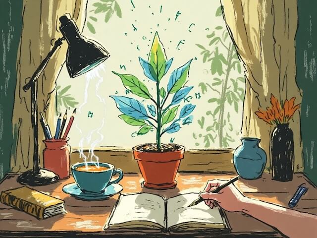 植物を育てるようにブログを育てる