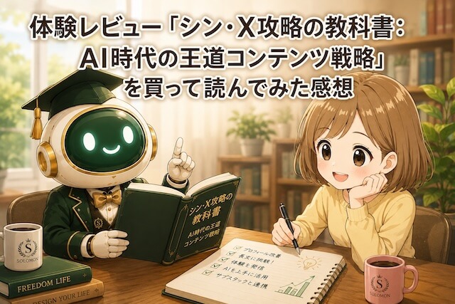 体験レビュー「シン・X攻略の教科書：AI時代の王道コンテンツ戦略」を買って読んでみた感想