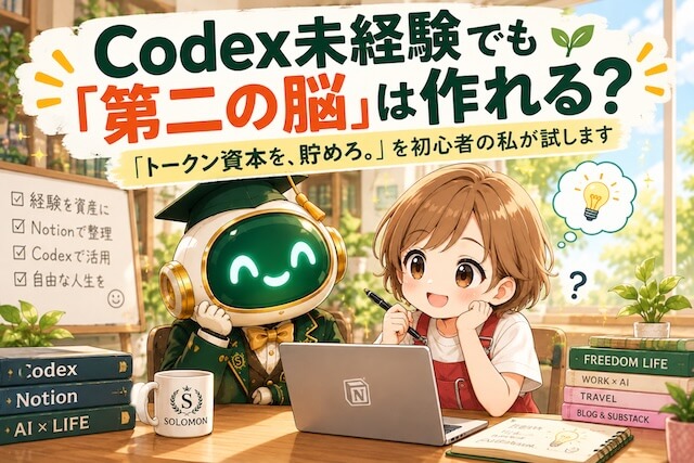 Codex未経験の私でも第二の脳は作れる？